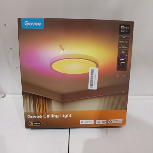 GOVEE RGBWW + RGBIC SMART CEILING LIGHT- 12" - WHITE - (MODEL:H60A1101) image 2