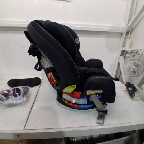 GRACO 4EVER 4-IN-1 CONVERTIBLE WASHABLE CAR SEAT - 4-120LBS MAX - BLACK (MODEL: 2168323) image 5