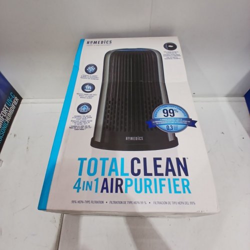 HOMEDICS TOTAL CLEAN 4-IN-1 AIR PURIFIER - 120V 18W - BLACK (MODEL: AP-T10-BK) image 3