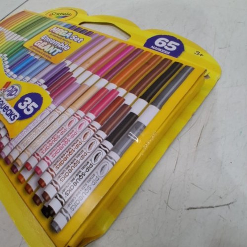 65PK CRAYOLA MEGA SET - 30 SUPER TIPS & 35 PIP SQUEAKS - MULTI-COLOURS (MODEL: 2427213) image 3