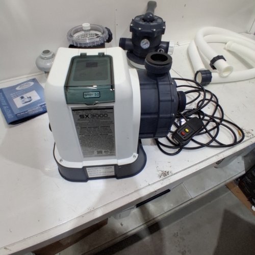 INTEX SX 3000 KRYSTAL CLEAR 16″ SAND FILTER PUMP WITH 0.75 HP MOTOR, 120 LB SAND CAPACITY, HYDRO AERATION™ TECHNOLOGY & 6‑FUNCTION VALVE (FOR UP TO 19,600 GAL AG POOLS) - 3,000 GPH (MODEL:SF60110-2) image 2