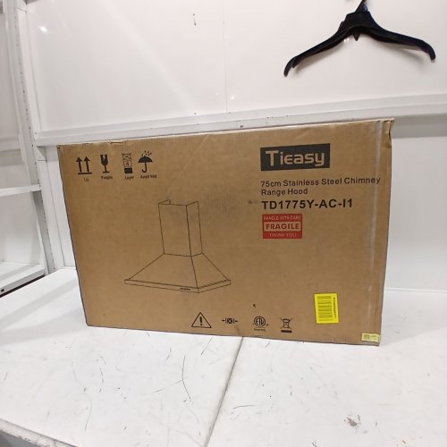 TIEASY WALL MOUNTED RANGE HOOD - THREE SPEED FAN - 30” - STEEL (MODEL: TD1775Y-AC-I1) image 5