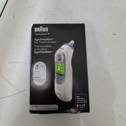 BRAUN THERMOSCAN 7 EAR THERMOMETER WITH AGE PRECISION FOR INFANTS, CHILDREN AND ADULTS (MODEL:IRT6520CA) image 4