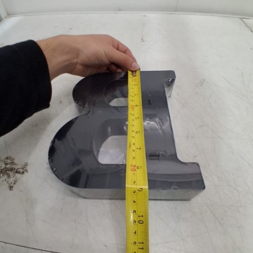 LIGHT-UP LED MARQUEE LETER "B" - 9" - BLACK image 3