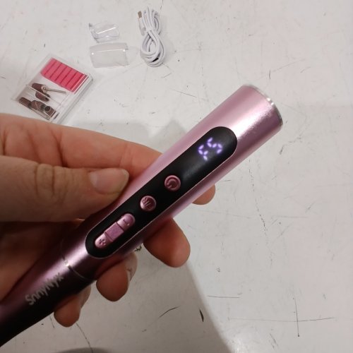 4PC SNNYNYX CORDLESS ELECTRIC NAIL DRILL - PINK - (MODEL:ND015) image 2