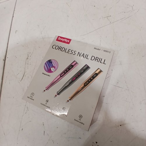 4PC SNNYNYX CORDLESS ELECTRIC NAIL DRILL - PINK - (MODEL:ND015) image 4
