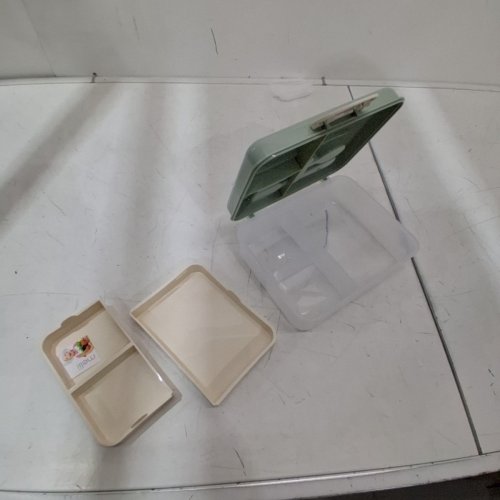 MELII 2-TIER BENTO LUNCH BOX - SAGE GREEN image 2