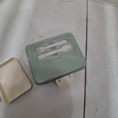 MELII 2-TIER BENTO LUNCH BOX - SAGE GREEN image 3
