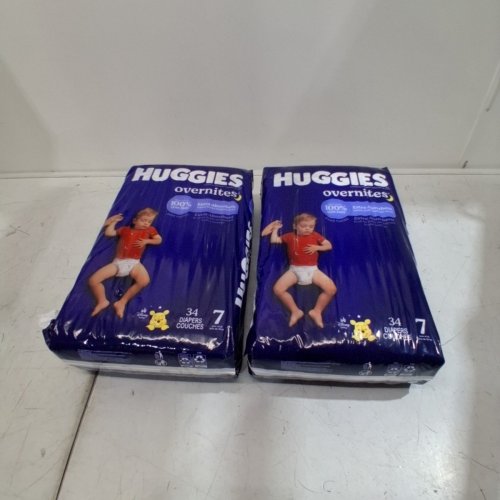 68PK HUGGIES DISNEY BABY OVERNITES ALL-NIGHT PROTECTION AND COMFORT - SIZE 7 - 41LB image 2