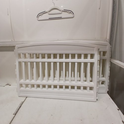 IRIS USA 4-PANEL PET PLAY PEN WITH GATE - 35" X 24" - WHITE (MODEL: CI-606E /CI-604E)) image 2