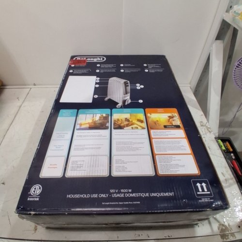 DELONGHI ELECTRIC OIL-FILLED RADIANT SPACE HEATER - WHITE (MODEL: TRD40615ECA) image 6