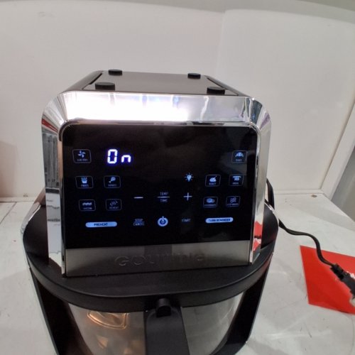 GOURMIA FRY ‘N FOLD DIGITAL GLASS BASKET AIR FRYER WITH 10 PRESETS - 7L - (MODEL: GAF789) image 2