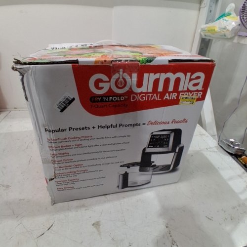 GOURMIA FRY ‘N FOLD DIGITAL GLASS BASKET AIR FRYER WITH 10 PRESETS - 7L - (MODEL: GAF789) image 7
