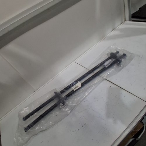 MOEN DOUBLE ADJUSTABLE CURVED SHOWER ROD - ADJUSTS FROM 57" TO 60" - MATTE BLACK (MODEL: DN2141BL) image 5