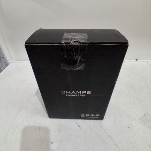 CHAMPS GALA COLLECTION LEATHER DOUBLE-ZIP SHOULDER BAG - BLACK (STYLE: LCB-506) image 5