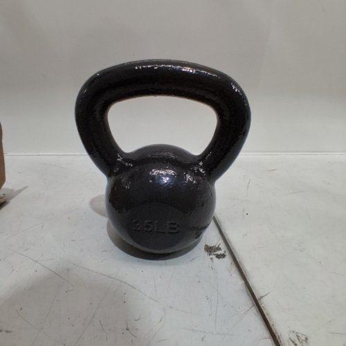 AMAZON BASICS CAST IRON KETTLEBELL WEIGHT - 35LBS - BLACK (MODEL: KJ24) image 2