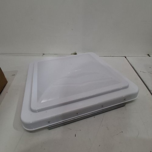 EASY TO INSTALL RV ROOF VENT COVER - 14.5" X 14.5" - WHITE image 2