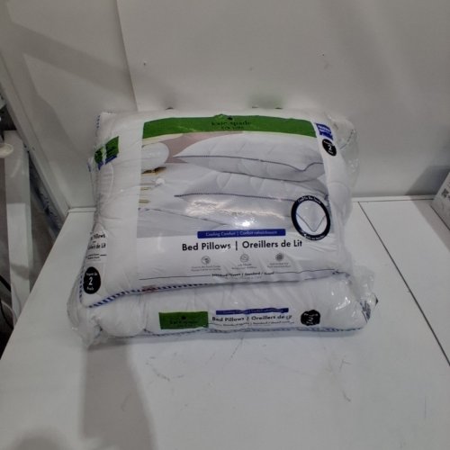 2PK KATE SPADE QUILTED COOLING PILLOW COOLING COMFORT BED PILLOWS - STANDARD/QUEEN (20" X 28") - WHITE (MODEL: 2525300) image 2