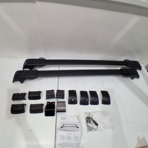 LOCKABLE ROOF RACK CROSS BARS - 44" LENGTH - UNIVERSAL FIT - BLACK (MODEL: 2-88) image 2