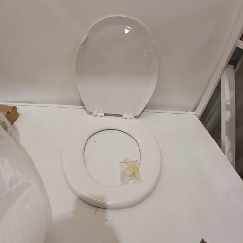 CENTOCO ROUND CENTOCORE WOOD TOILET SEAT - WHITE ( MODEL- DS700-001) image 2