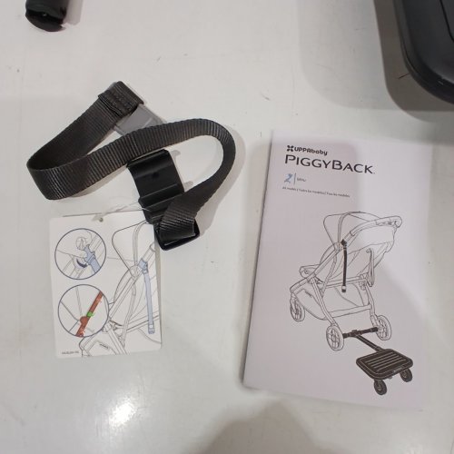 UPPABABY PIGGYBACK RIDE-ALONG BOARD FOR MINU AND MINU V2 - STAND AND STROLL ATTACHMENT - DARK GREY image 3