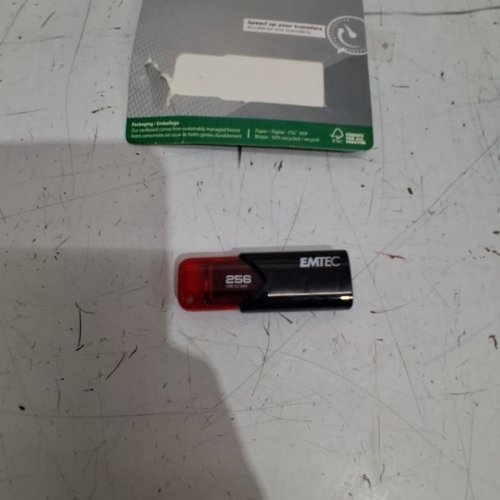 EMTEC 3.2 USB FLASH DRIVE - 256 GB USB - BLACK/RED image 2