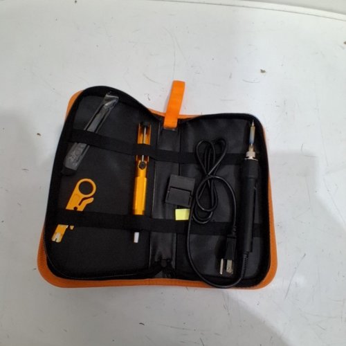 SOLDERING IRON KIT 80W LCD ADJUSTABLE TEMPERATURE 180-520C - BLACK/ORANGE image 3