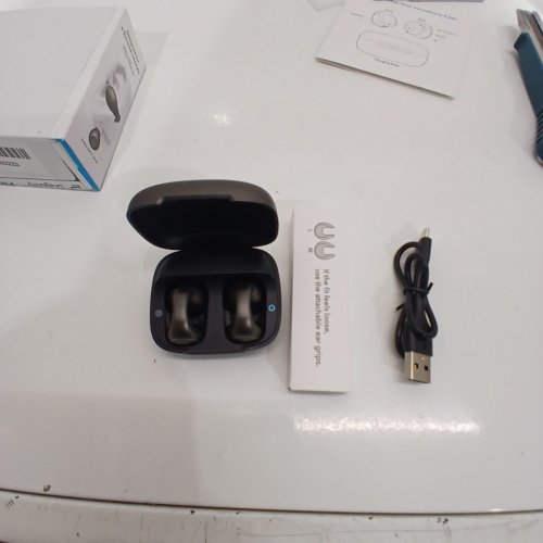 SOUNDCORE BY ANKER WIRELESS CLIP-ON OPEN EAR HEADPHONES - DARK GRAPHITE GRAY (MODEL: C40I) image 4
