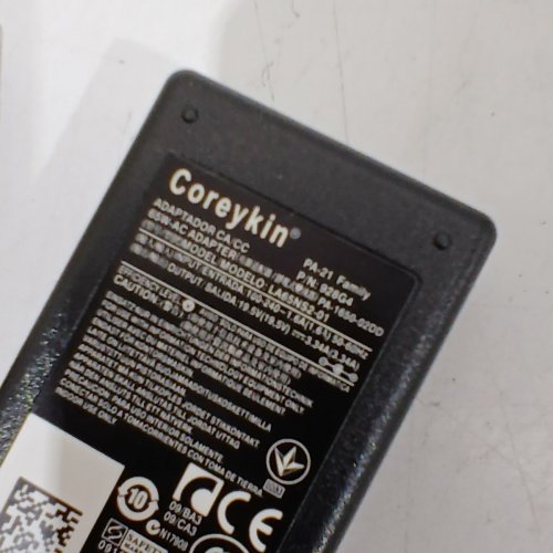 COREYKIN LAPTOP CHARGER COMPATIBLE WITH DELL - 65W - BLACK (MODEL: LA65NS2-01) image 4