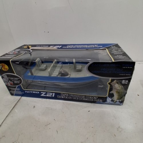 BASS PRO SHOPS NITRO Z21 RC FISHING BOAT TOY - BLUE (MODEL: B1390) image 6