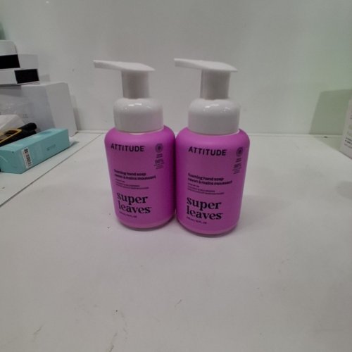 2 ATTITUDE SUPER LEAVES FOAMING HAND SOAP - 295 ML EACH - COCONUT & WILD BERRIES image 4