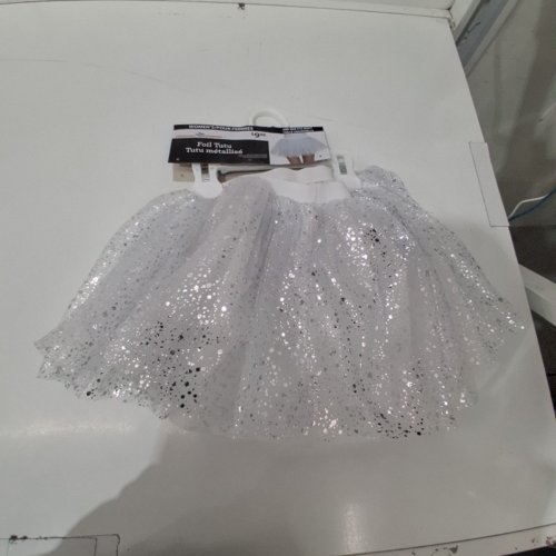 WOMEN'S WAY TO CELEBRATE IT! FOIL TUTU - ONE SIZE FITS MOST - SILVER image 3