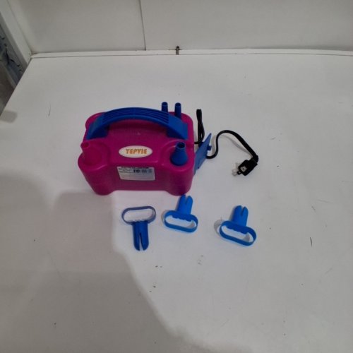 YEPVIE ELECTRIC CORDED BALLOON AIR PUMP - PINK/BLUE (MODEL: 73005) image 3