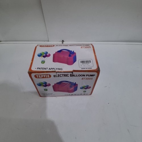 YEPVIE ELECTRIC CORDED BALLOON AIR PUMP - PINK/BLUE (MODEL: 73005) image 4