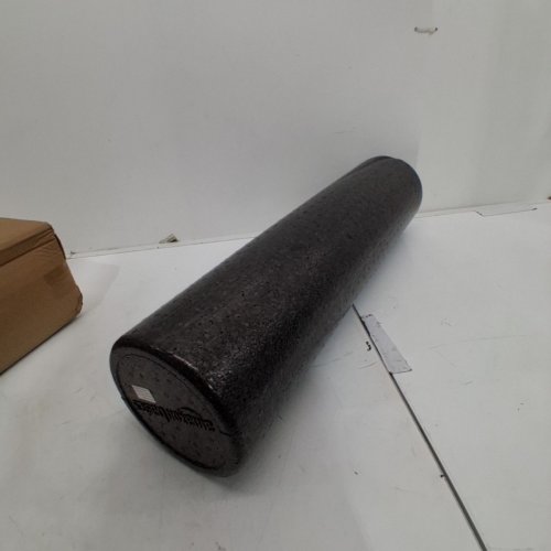 AMAZON BASICS HIGH-DENSITY ROUND FOAM ROLLER FOR YOGA & EXERCISE - 24" - BLACK (MODEL: EPPBK-24-1) image 2