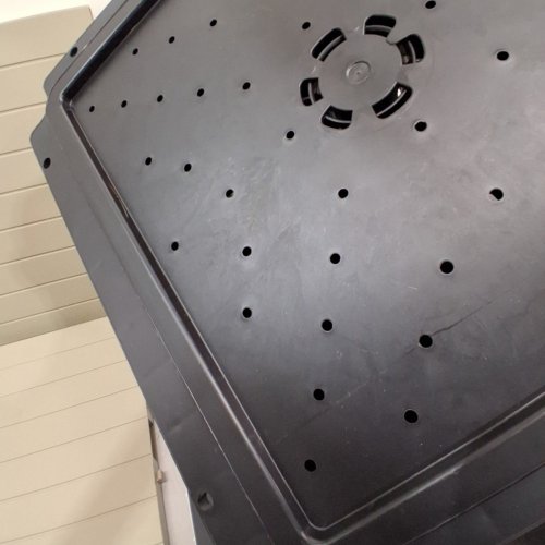 MULTY CUBE PLANTER BOX - 17" X 17" X 20.6" - KHAKI/BLACK image 4