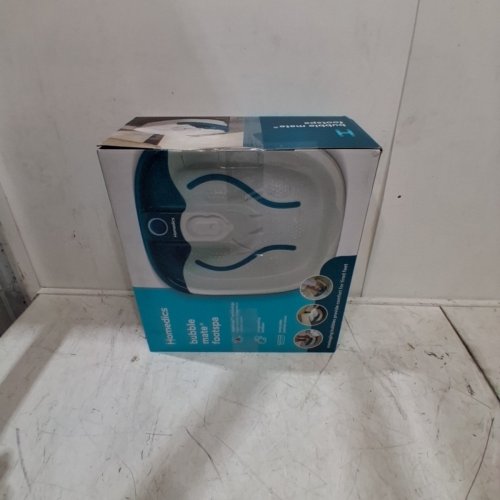 HOMEDICS BUBBLEMATE FOOTSPA WITH HEAT MAINTENANCE - 120 V 30W 60HZ - WHITE / BLUE (MODEL: FB-55A-1PK) image 6