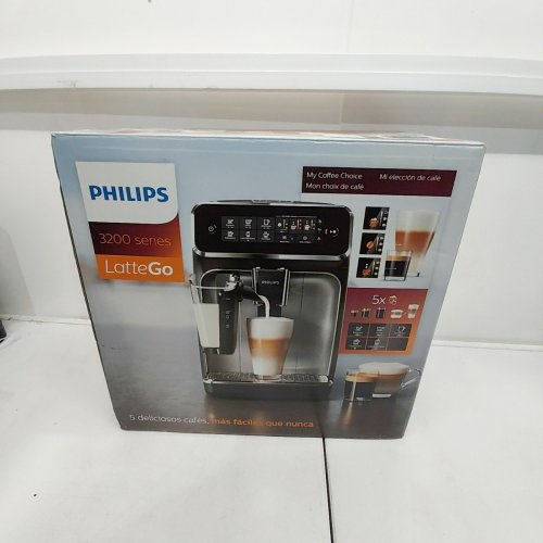 PHILIPS 3200 SERIES LATTEGO FULLY AUTOMATIC ESPRESSO MACHINE WITH BUILT-IN GRINDER & MILK FROTHER - BLACK (MODEL: EP3241/54) image 7