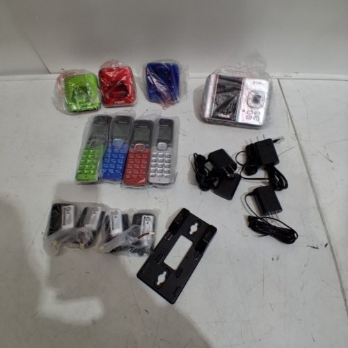 VTECH 4 HANDSET ANSWERING SYSTEM WITH CALLER ID/CALL WAITING - RED/BLUE/GREEN (MODEL: CS6529-4B) image 2
