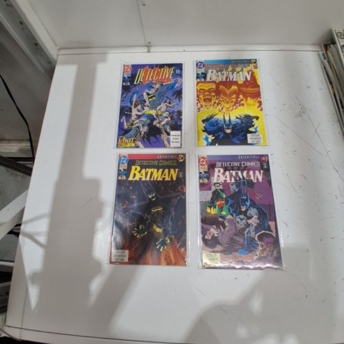 4 asstd DC DETECTIVE COMICS FEATURING BATMAN - DETECTIVE COMICS #639, #661, #662, #665 - VARIOUS AUTHORS image 2