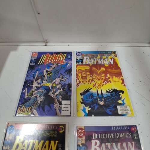 4 asstd DC DETECTIVE COMICS FEATURING BATMAN - DETECTIVE COMICS #639, #661, #662, #665 - VARIOUS AUTHORS image 3