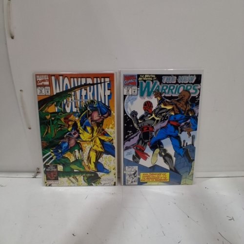 4 ASSTD MARVEL COMIC BOOKS - DEATHLOK #9, THE NEW WARRIORS #18, WOLVERINE #70, MOTORMOUTH AND KILLPOWER #10 - VARIOUS AUTHORS image 4