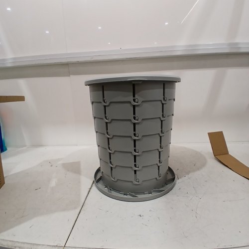 SERENELIFE FOLDABLE TOILET WITH WIPES AND BAGS - 331LBS CAP - 3" TO 12" - GREY (MODEL: SLCATF1GY) image 2