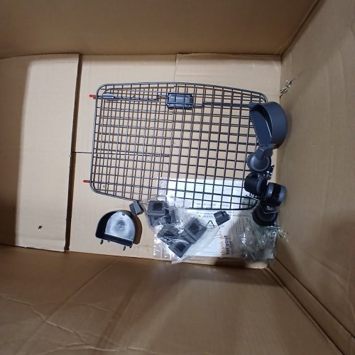 SPORT PET PLASTIC AIRLINE DOG KENNEL WITH FOOD BOWLS - EXTRA LARGE - GREY (MODEL: 22130315) image 5