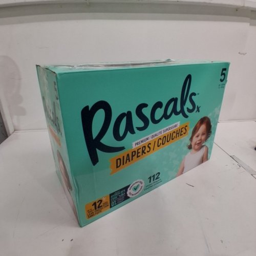 94PK RASCALS PREMIUM ABSORBENT BABY DIAPERS- SIZE 5 (28-39 LBS) image 5