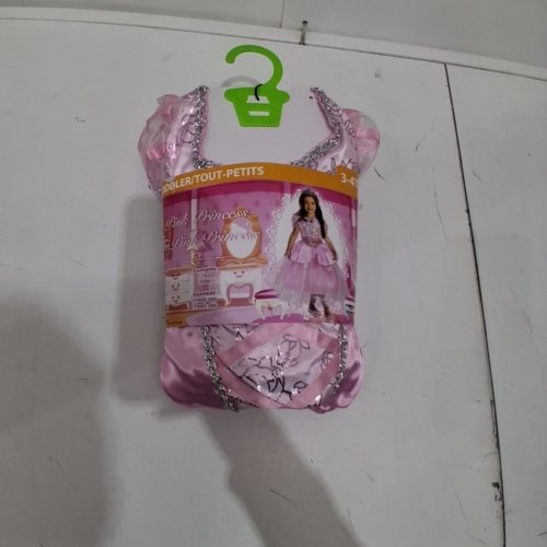 PINK PRINCESS COSTUME DRESS - 3-4T - PINK image 2