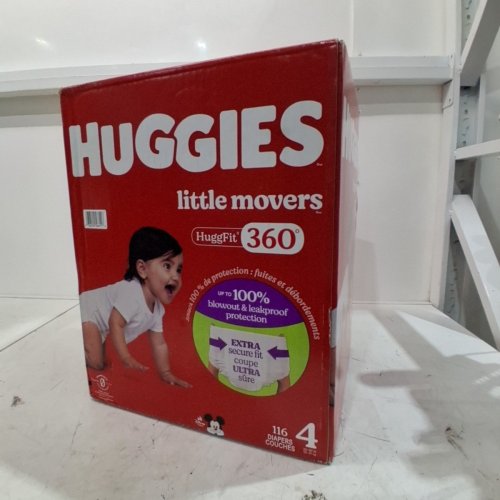 116PK HUGGIES LITTLE MOVERS HUGGFIT 360° DIAPERS - SIZE 4 - DISNEY image 2
