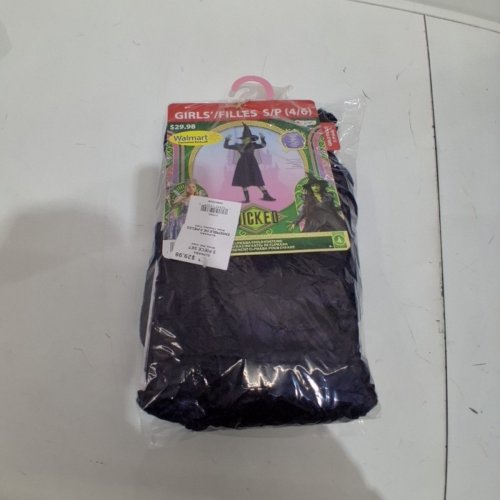 3PC GIRLS DISGUISE WICKED ELPHABA DELUXE COSTUME - SMALL 8-10 - PURPLE image 3