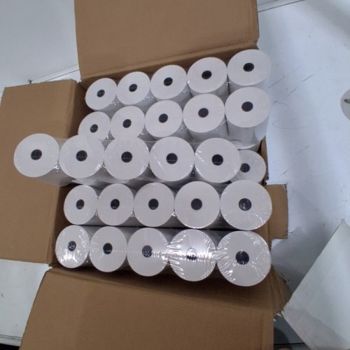 50PK PHENOL FREE THERMAL PAPER RECEIPT ROLLS - 3 1/8" X 230FT - WHITE image 2