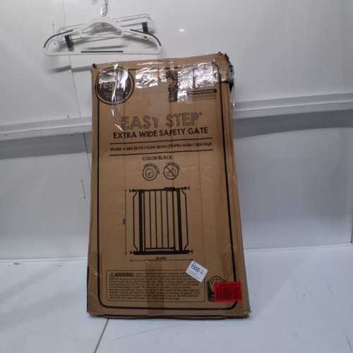 REGALO EASY STEP EXTRA WIDE SAFETY GATE - 29-49" X 30" - BLACK (MODEL: 1164 EB DS) image 3